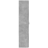 File Cabinet Concrete Grey 60x32x153 cm Engineered Wood 3276647