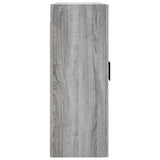 Wall Mounted Cabinet Grey Sonoma 69.5x34x90 cm 828434
