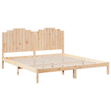 Extra Long Bed Frame without Mattress 180x220 cm Solid Wood 3309233