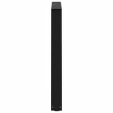 Dining Table Legs V-Shape 3 pcs Black 90x cm Steel 4012592