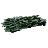 Balcony Screen with Dark Green Leaves 600x75 cm 315486