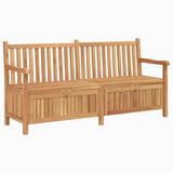 Garden Storage Bench Brown 180 x 60 x 90 cm Solid teak wood 42001961