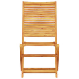 Folding Bistro Set 3 pcs Brown Solid Acacia Wood 3375688