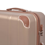 ZNTS Four Piece Hardcase Trolley Set Champagne 91193