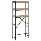 Washing Machine Shelf with Shelf Artisan Oak 67 x 25 x 163 cm 883551