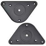 ZNTS 4 Height Adjustable Table Legs Black 1100 mm 242150
