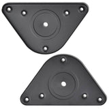 ZNTS 4 Height Adjustable Table Legs Black 1100 mm 242150