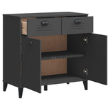 Sideboard VIKEN Anthracite Grey 80x40x80 cm Engineered Wood 374937