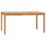 7 Piece Garden Dining Set Solid Wood Teak 3157918
