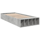 Bed Frame without Mattress Concrete Grey 90x190 cm Single 3280618