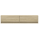 TV Wall Cabinet with LED Sonoma Oak 180x31x38 cm 3307949