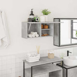 Bathroom Wall Cabinet Concrete Grey 60x25x30 cm Engineered Wood 860061