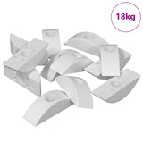 Half-moon Washer 13000 pcs White Polypropylene 864450