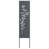 Garden Privacy Screen Anthracite 32 x 140 cm Cold-rolled steel 876254