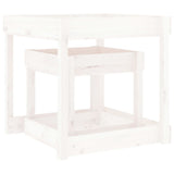 Sand Tables 2 pcs White Solid Wood Pine 825052