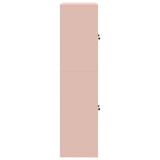 Storage Cabinet 2 pcs Pink 90 x 40 x 160 cm Steel Lockable 3438712
