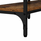 Console Table Old wood 160 x 29 x 80 cm Engineered wood 883556