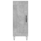 Highboard Concrete Grey 34.5x34x180 cm Engineered Wood 3199141