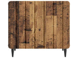Bedside Cabinet 2 pcs Old Wood 43 x 34.5 x 52 cm 894352