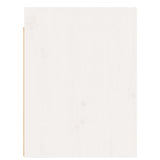 Wall Cabinets 2 pcs White 30x30x40 cm Solid Wood Pine 813478