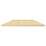 Gazebo Canopy Cover 6 x 3 m Cream Polyester 190 900399