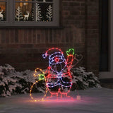 Santa Claus Light Multicolour 58.5 x 60 x 1.3 cm Iron 42018960
