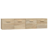 Wall Cabinets 2 pcs Sonoma Oak 80x35x36.5 cm Engineered Wood 3115646