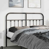 Metal Replace Headboard Black 150 cm 352612