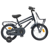 Kids Bike 16 Inches for 4-6 Years Old Dark Grey 42009291