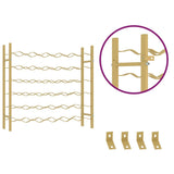 Wine Rack for 36 Bottles Gold Metal 340911