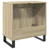 Bathroom Cabinet Sonoma Oak 58x33x60 cm Engineered Wood 849675
