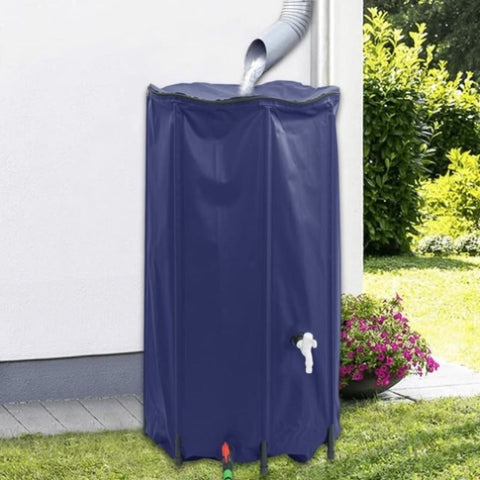 Water Tank with Tap Foldable 380 L PVC 156014