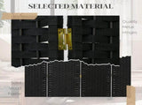 6 Panel Folding Room Divider, Freestanding Privacy Screen for Living Room, Bedroom and Office, 240 x T3398P423078