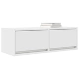 TV Cabinet White 80x31x25.5 cm Engineered Wood 861508