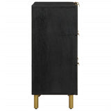 Sideboards 2 pcs Black 60x33x75 cm Engineered Wood 3309992