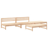 4 Piece Garden Lounge Set Solid Wood Pine 3186592