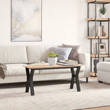 Coffee Table Legs Y-Frame 90x30x43 cm Steel 357925