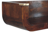 Indira Chestnut Floating Console IN3456