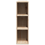 Headboard with Storage 120 cm Solid Wood Pine 855636