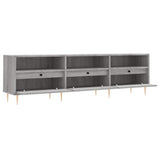 TV Cabinet Grey Sonoma 150x30x44.5 cm Engineered Wood 831274