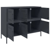 Sideboard Anthracite 100.5x39x79 cm Steel 843098