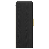Wall-mounted Cabinet 2 pcs Black Oak 69.5 x 34 x 90 cm 3415595