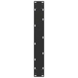 Dining Table Legs U-Shaped 3 pcs Black 70x cm Steel 4013200
