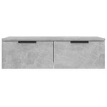 Wall Cabinets 2 pcs Concrete Grey 68x30x20 cm Engineered Wood 3115895