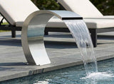 Pool Fountain Silver 60 x 30 x 70 cm Stainless Steel 42039241