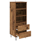 Highboard with Drawer Old Wood 40 x 36 x 110 cm Engineered Wood 882741