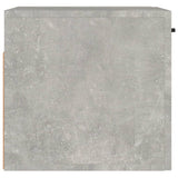Wall Cabinet Concrete Grey 80x36.5x35 cm Engineered Wood 812937