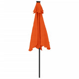 Garden Parasol with Steel Pole Terracotta 225x225x212 cm 4005063