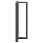 ZNTS Bar Table Legs T-Shaped 2 pcs Anthracite 60x35x cm Steel 4013106