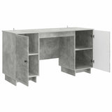 Desk Concrete Grey Engineered Wood 142.5 x 50 x 75 cm 3414570